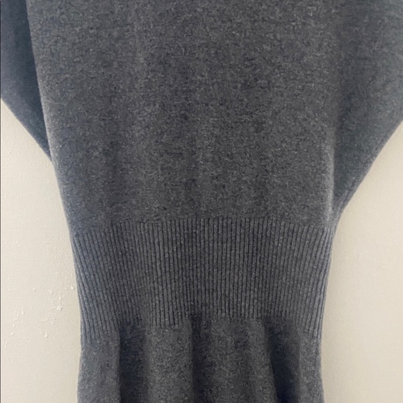 BROCHU WALKER veda dress in Flint Gray Size M Wool Cashmere Blend Midi FVA4352 - Picture 8 of 14
